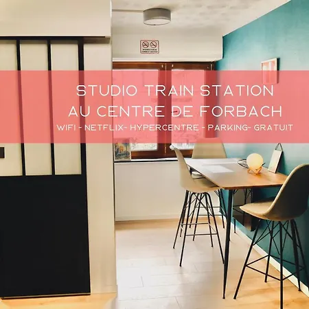 Studio - Wifi - Train Station - Love Bridgi Home Forbach Buitenkant foto
